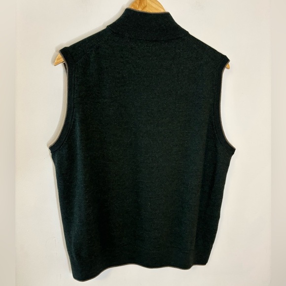 Raffi XXL Merino Wool Sleeveless Sweater Vest - Picture 2 of 5